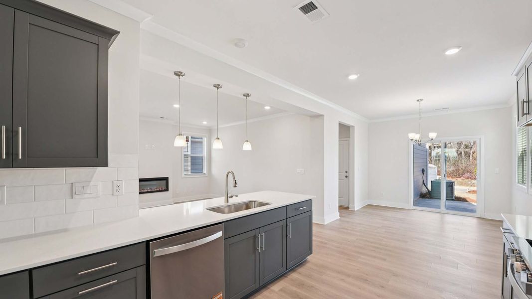 Representative furnished interior of a home built from the Adams by D.R. Horton in Oak Grove Hill, Huntersville (Image 4).