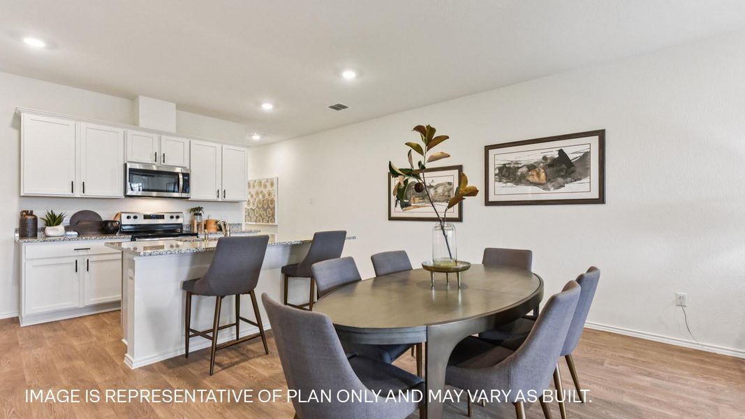 Furnished interior view inside a new home in Palomino, Manor (Image 9).