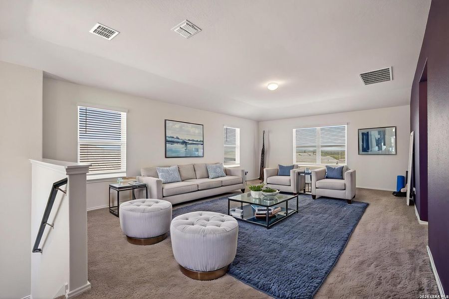 Furnished interior view inside a new home in Copper Canyon, Bulverde (Image 16). Furnished interior view inside a new home in Copper Canyon, Bulverde (Image 16).