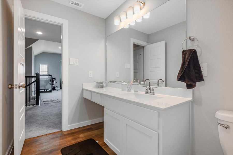Furnished interior view inside a new home in Marvida, Cypress (Image 14).