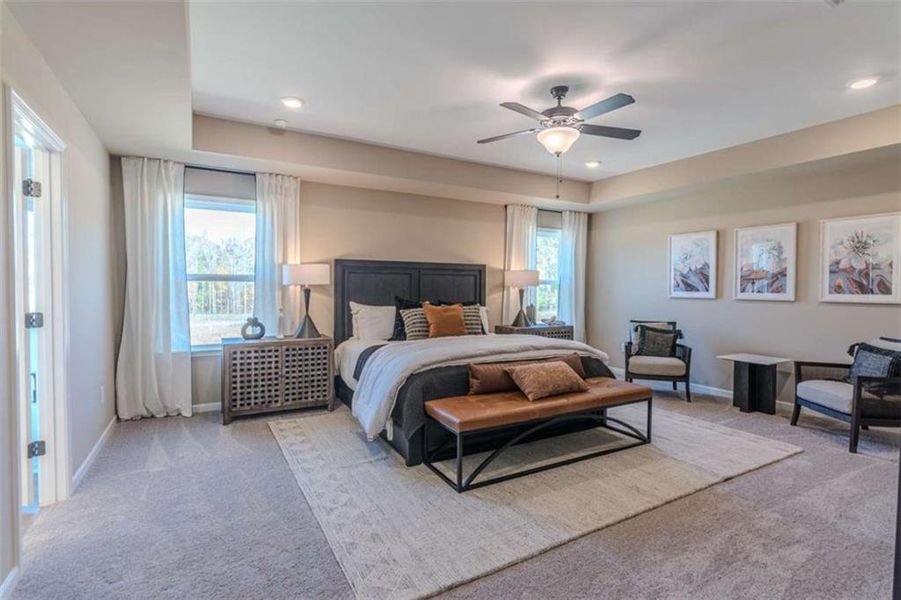 Furnished interior view inside a new home in , Locust Grove (Image 7).
