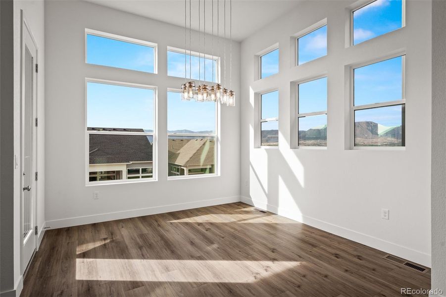 Spacious, unfurnished interior of a new home in Cloverleaf - Pinnacle Collection, Monument (Image 24).
