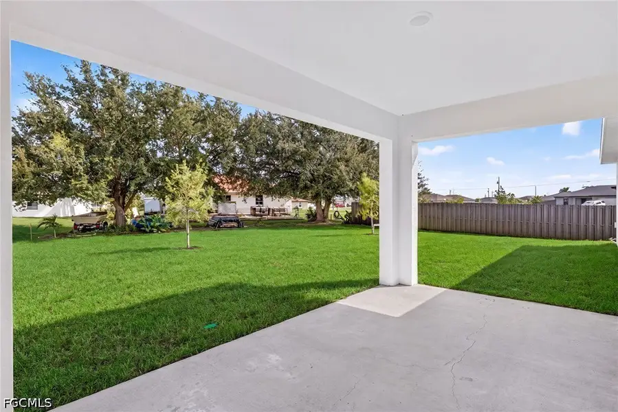 Exterior details and patio area of a home in Cape Coral, Cape Coral (Image 3).