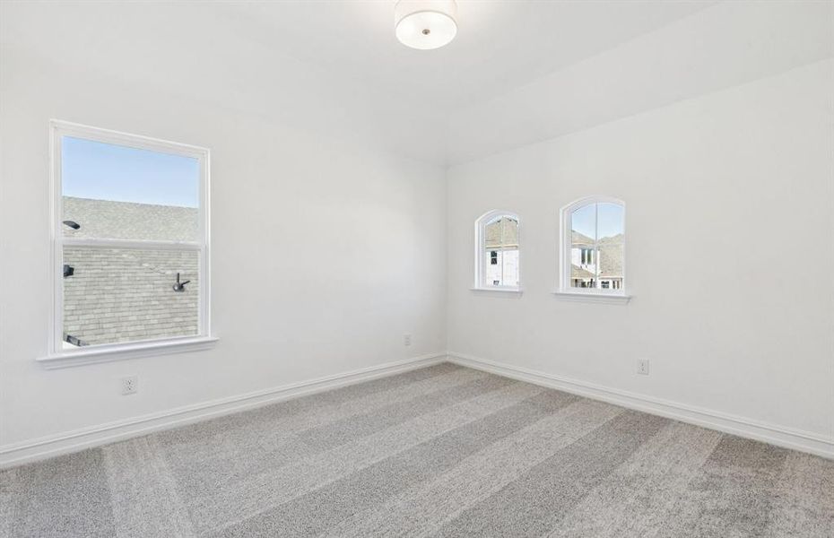 Secondary bedroom designed for comfort and convenience Secondary bedroom designed for comfort and convenience