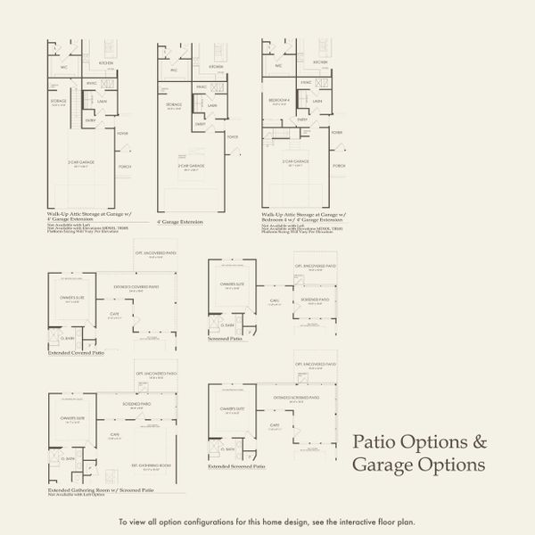 2D floor plan layout for the Mystique by Del Webb in Del Webb Barton Village, Lebanon, TN (Image 4).