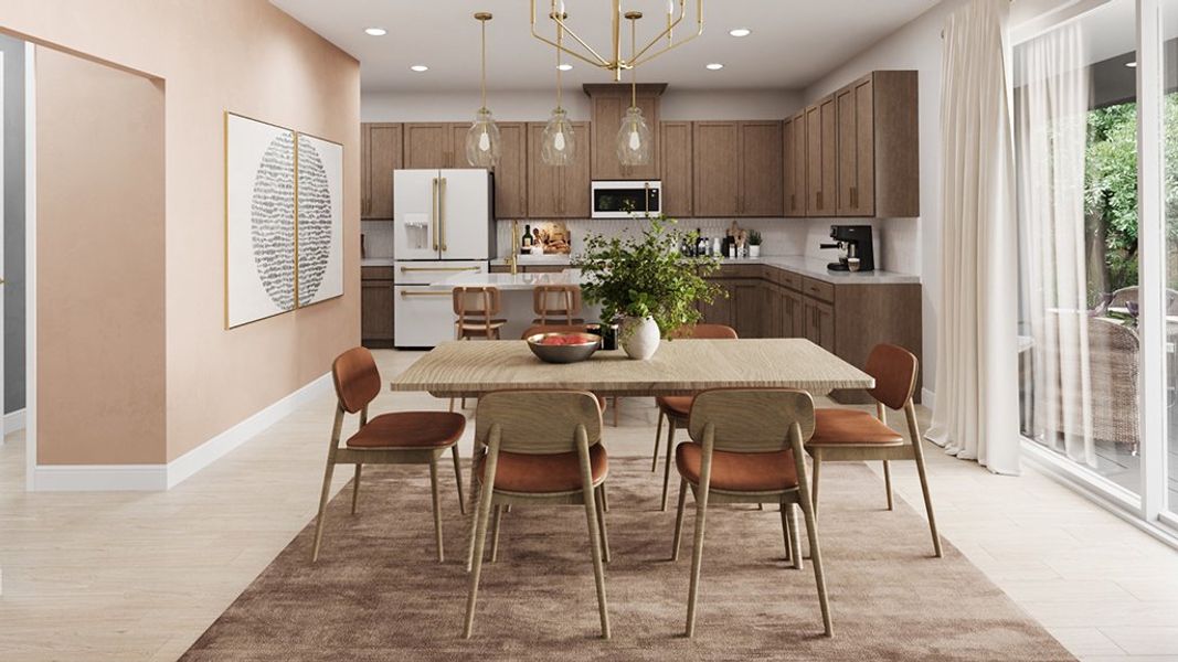 Representative furnished interior of a home built from the Seaside by Taylor Morrison in Skye Ranch Community Group Page, Sarasota (Image 13).