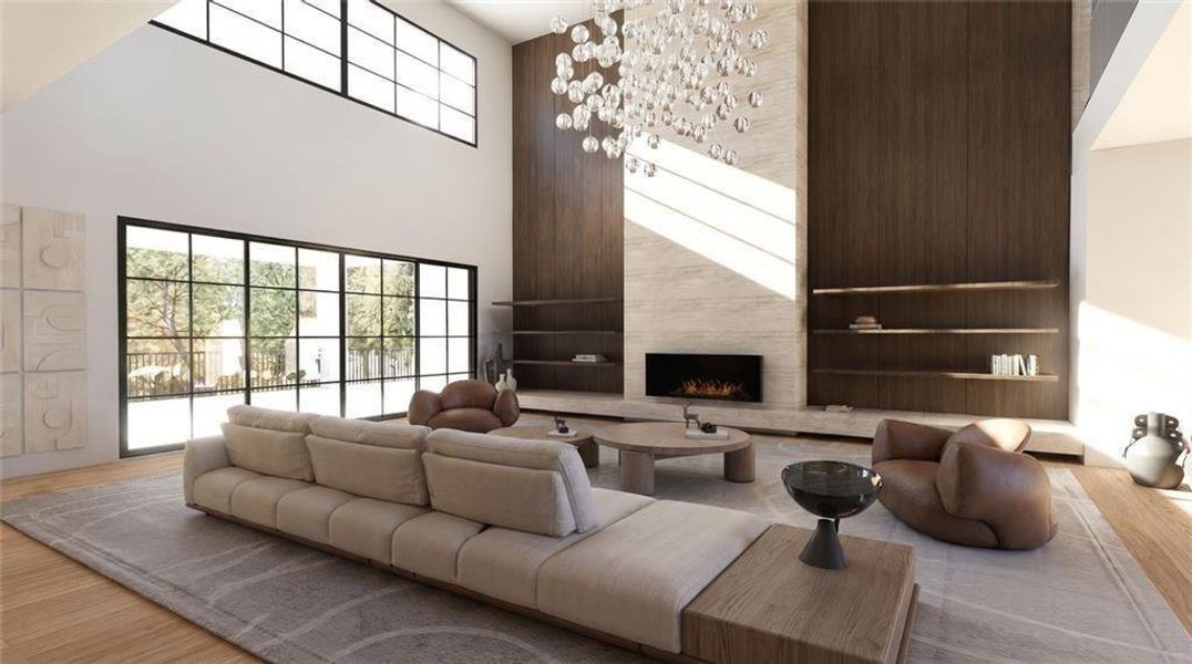 Furnished interior view inside a new home in , Alpharetta (Image 7).