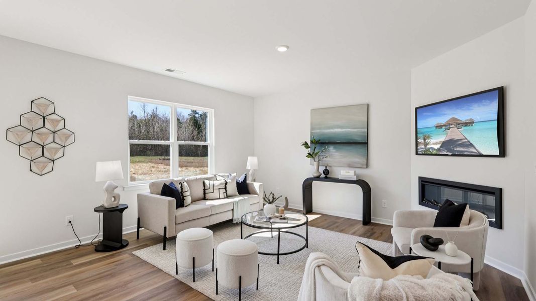 Representative furnished interior of a home built from the Macon by D.R. Horton in Stanton, Richburg (Image 5). Representative furnished interior of a home built from the Macon by D.R. Horton in Stanton, Richburg (Image 5).