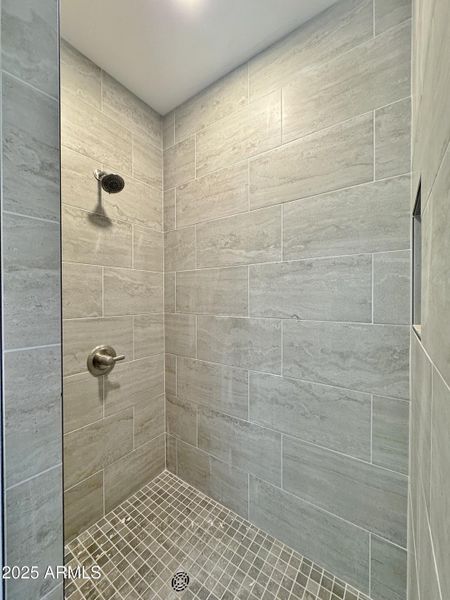 Tile shower