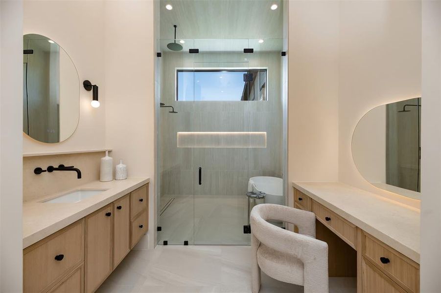 Furnished interior view inside a new home in , Heath (Image 9).