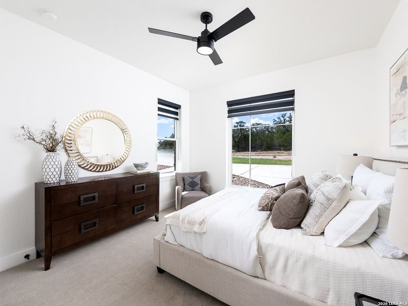 Furnished interior view inside a new home in , Boerne (Image 12).