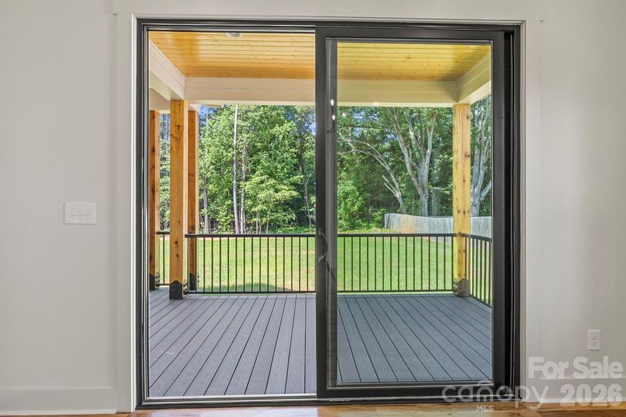 Exterior details and patio area of a home in , Lincolnton (Image 27).