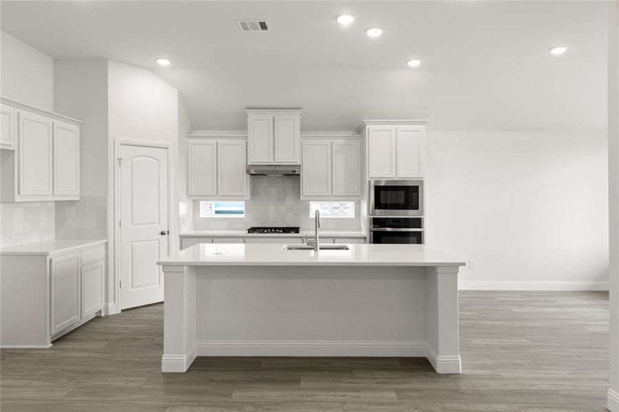 Furnished interior view inside a new home in Creekview Meadows, Pilot Point (Image 8).