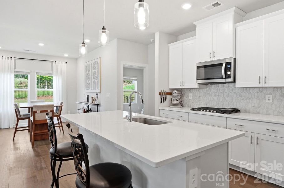 Furnished interior view inside a new home in , Charlotte (Image 18).