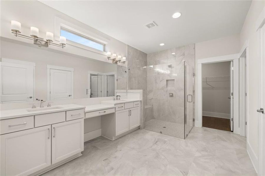 Furnished interior view inside a new home in Soleil Summit Chase, Snellville (Image 17).