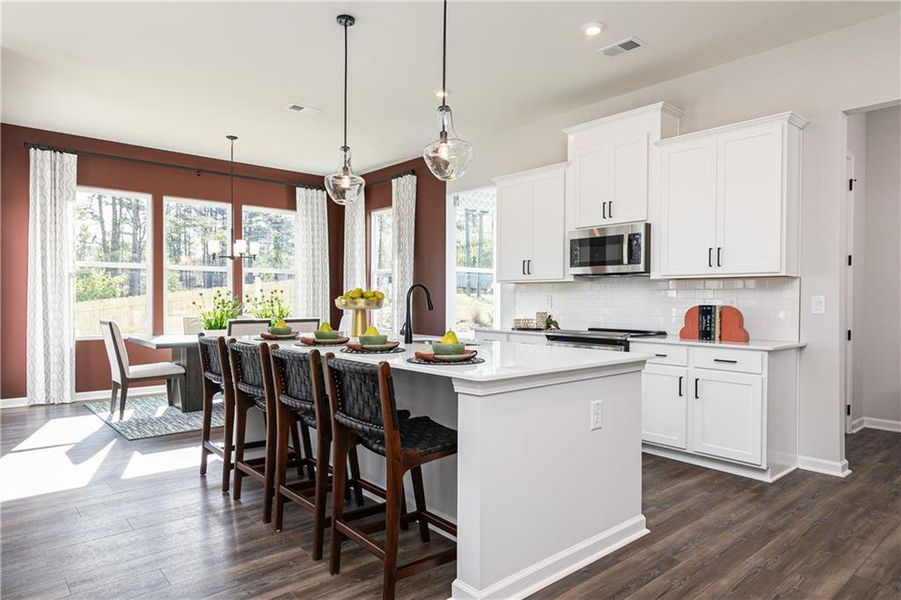 Furnished interior view inside a new home in , Powder Springs (Image 33).