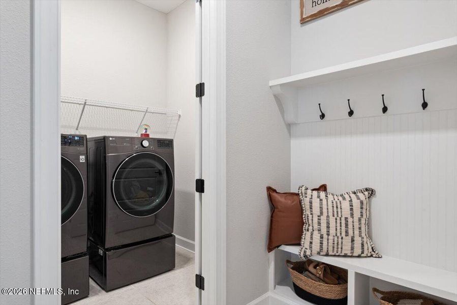 Furnished interior view inside a new home in Middlebourne 50', St. Johns (Image 29).
