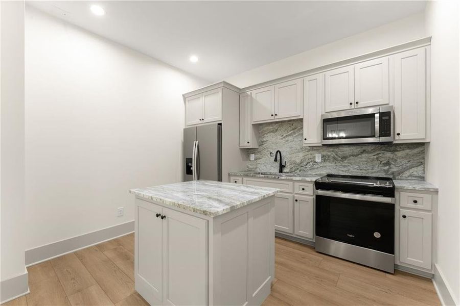 Furnished interior view inside a new home in , Cleveland (Image 48).