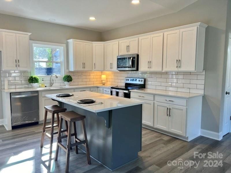 Beautiful kitchen with quartz counter tops