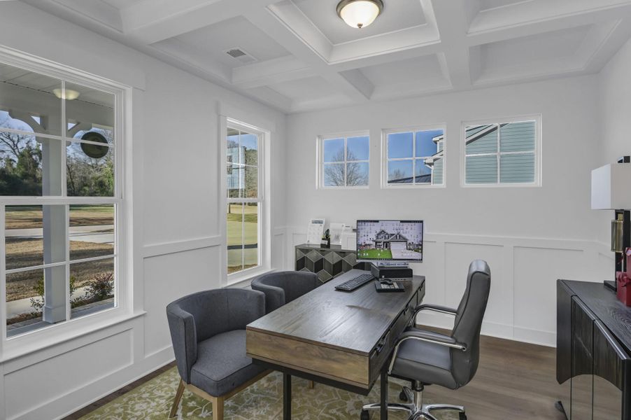 Furnished interior view inside a new home in Clubside Reserve at Summerlake, Lexington (Image 7).