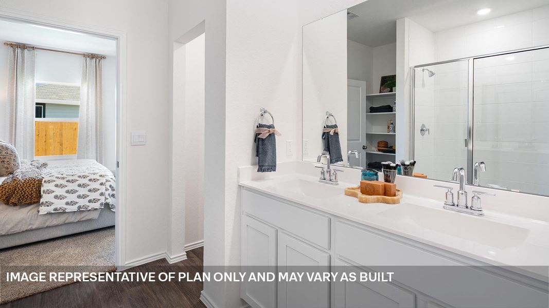 Furnished interior view inside a new home in Talavera, Kyle (Image 32).