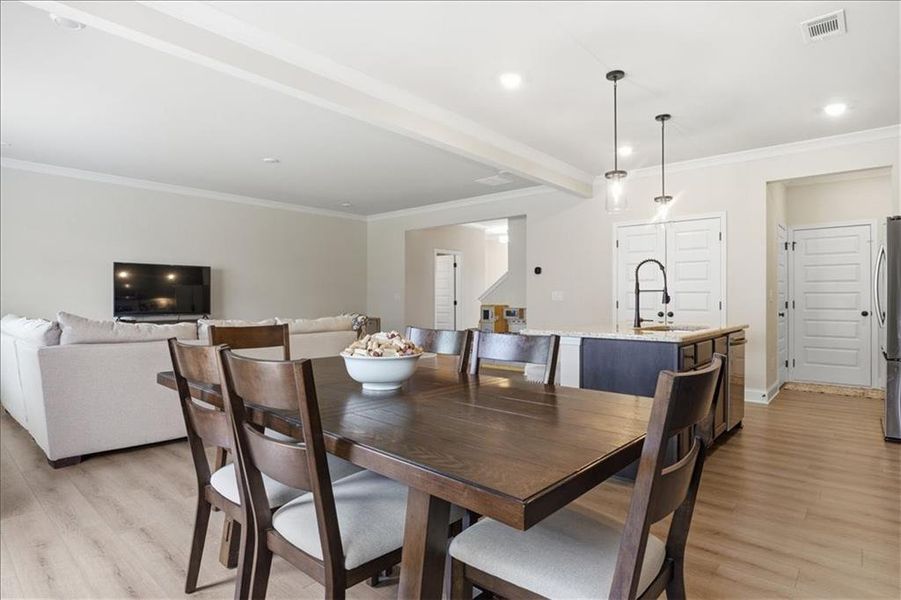 Furnished interior view inside a new home in Crofton Place Enclave, Snellville (Image 59).