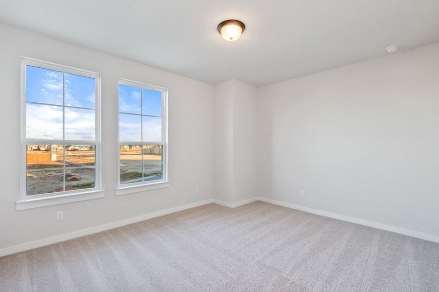 Spacious, unfurnished interior of a new home in Terrace Collection at Lariat, Liberty Hill (Image 43).