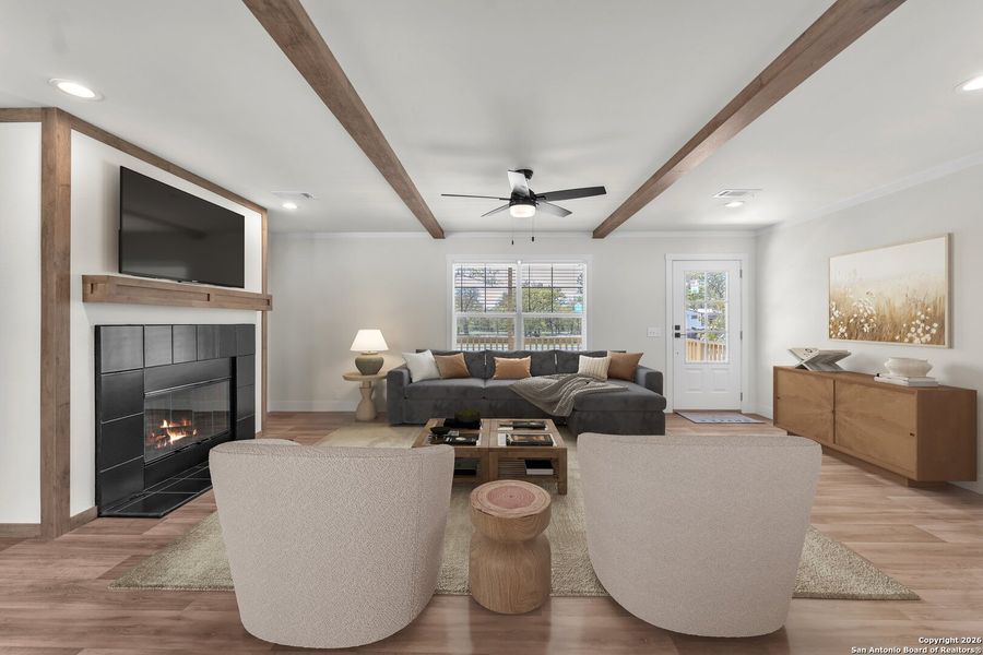 Furnished interior view inside a new home in , La Vernia (Image 14).