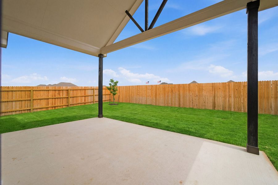Exterior details and patio area of a home in Megan's Landing, Castroville (Image 3).