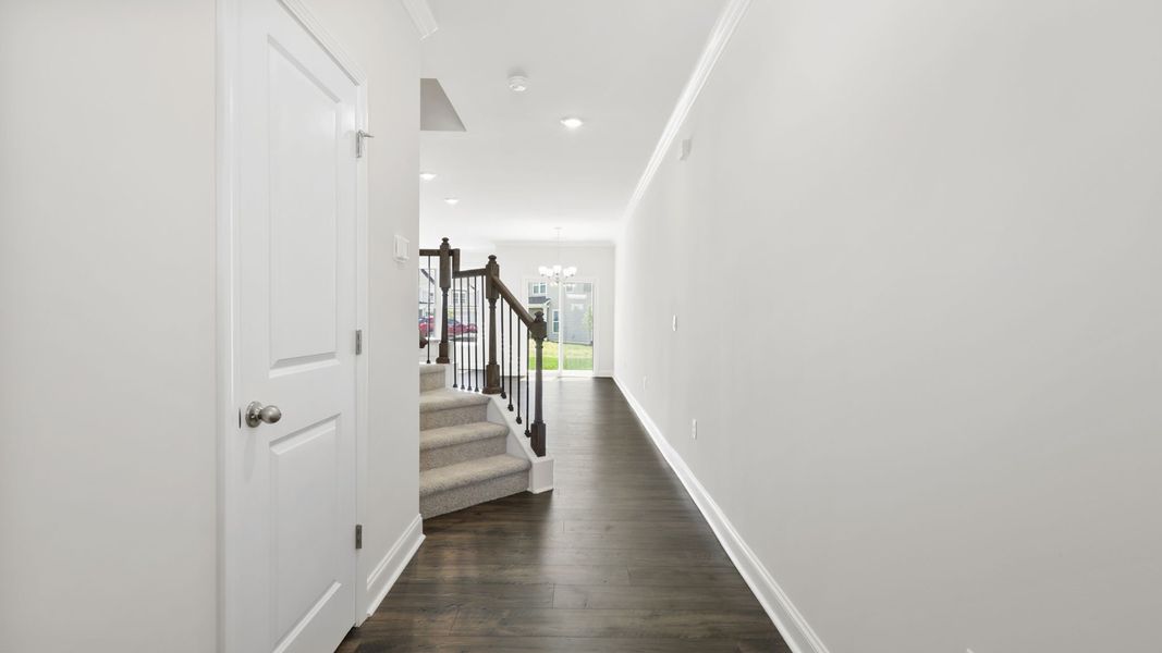 Spacious, unfurnished interior of a new home in Townes at Tap Root Farms, Fletcher (Image 14).