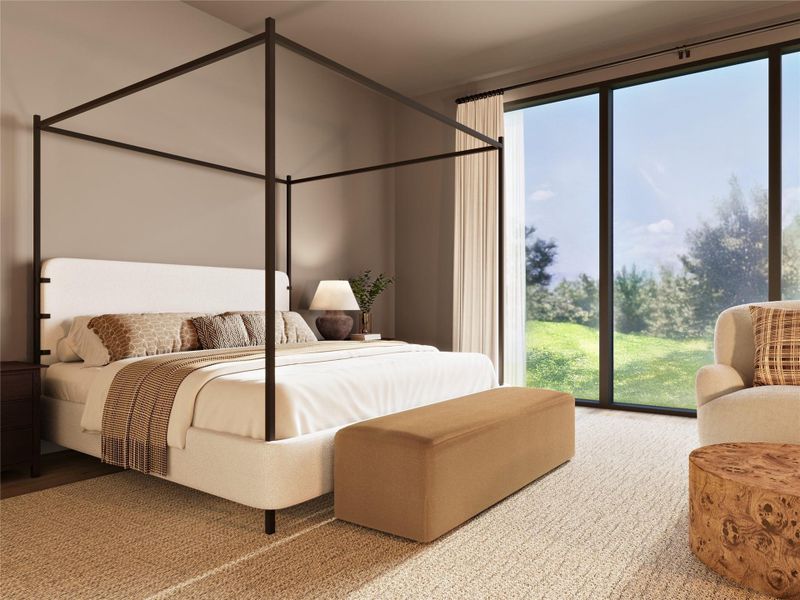 Furnished interior view inside a new home in , Spicewood (Image 4).