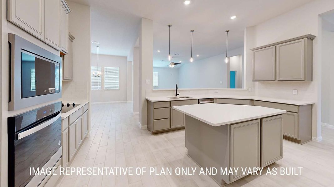 Furnished interior view inside a new home in Sterling Meadows, Salado (Image 6).