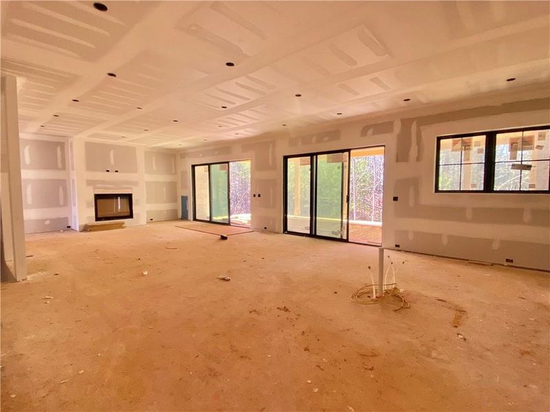 In-progress construction of a new home in , Acworth, GA (Image 12).