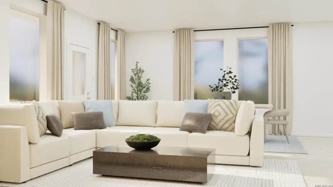 Furnished interior view inside a new home in Grace Valley, Cibolo (Image 3). Furnished interior view inside a new home in Grace Valley, Cibolo (Image 3).