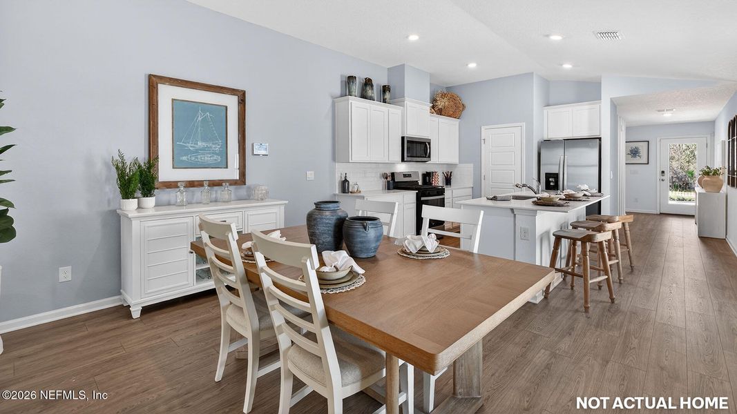 Furnished interior view inside a new home in Grand Reserve, Bunnell (Image 10).
