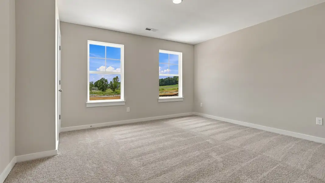 Other secondary bedroom with wall space and two windows next to closet Other secondary bedroom with wall space and two windows next to closet