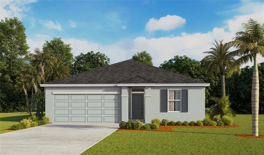 Front exterior of a new home in Summit View, Dade City, FL, highlighting curb appeal (Image 1). Front exterior of a new home in Summit View, Dade City, FL, highlighting curb appeal (Image 1).