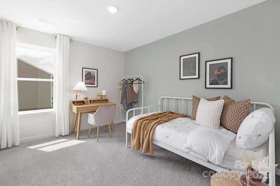 Furnished interior view inside a new home in Villages of Maiden, Maiden (Image 9).