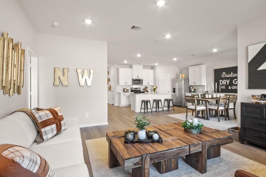 Furnished interior view inside a new home in The Canopies, Splendora (Image 14). Furnished interior view inside a new home in The Canopies, Splendora (Image 14).