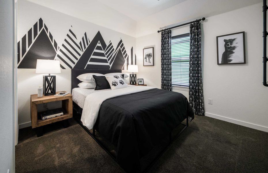 Representative Bedroom - some options shown