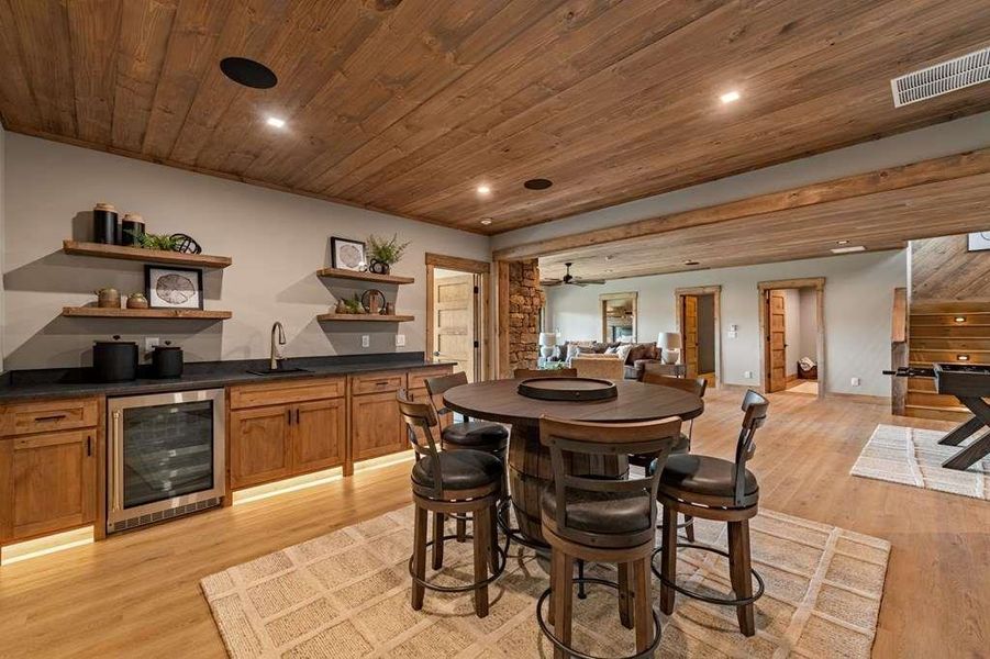 Furnished interior view inside a new home in , Blue Ridge (Image 35).