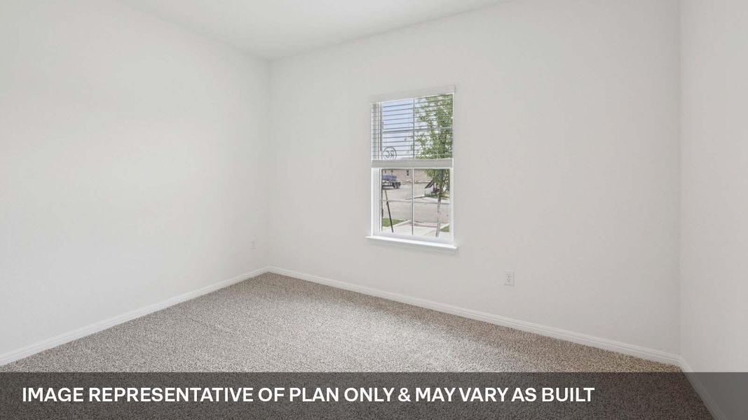 Spacious, unfurnished interior of a new home in Bar W Ranch, Leander (Image 18).