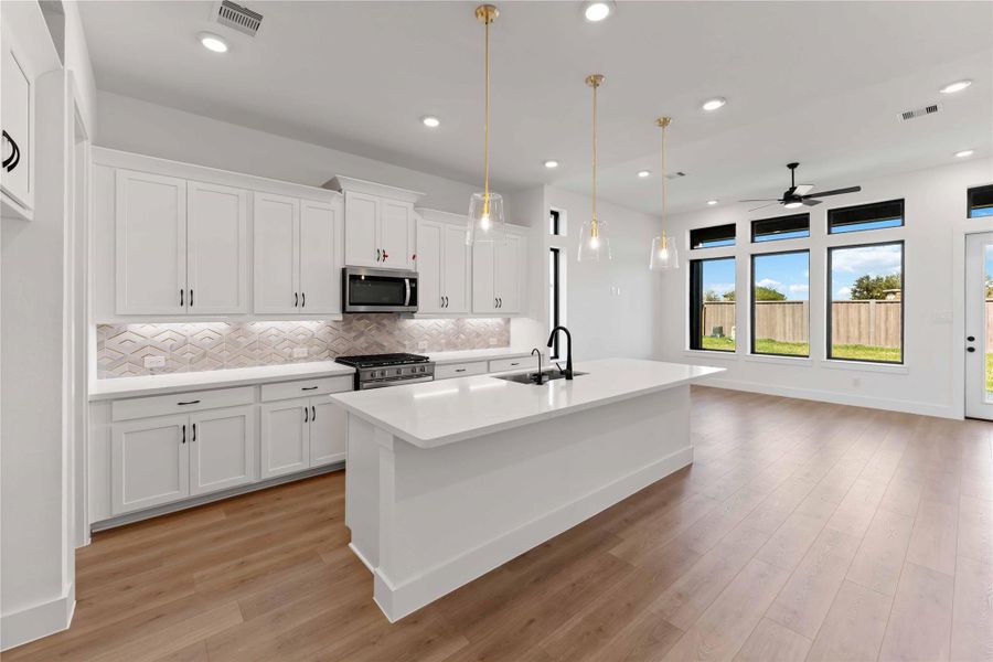 Furnished interior view inside a new home in Arabella on the Prairie, Richmond (Image 6).