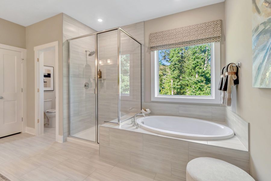 Furnished interior view inside a new home in Friendship Village: Friendship Village Single-Family, Apex (Image 15).