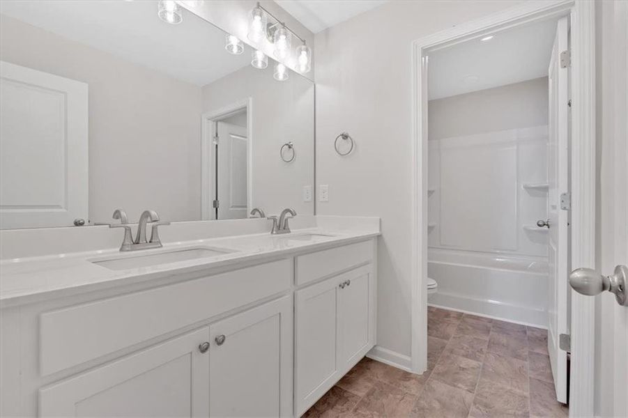 Furnished interior view inside a new home in Sweetlake Grove, Mableton (Image 3).