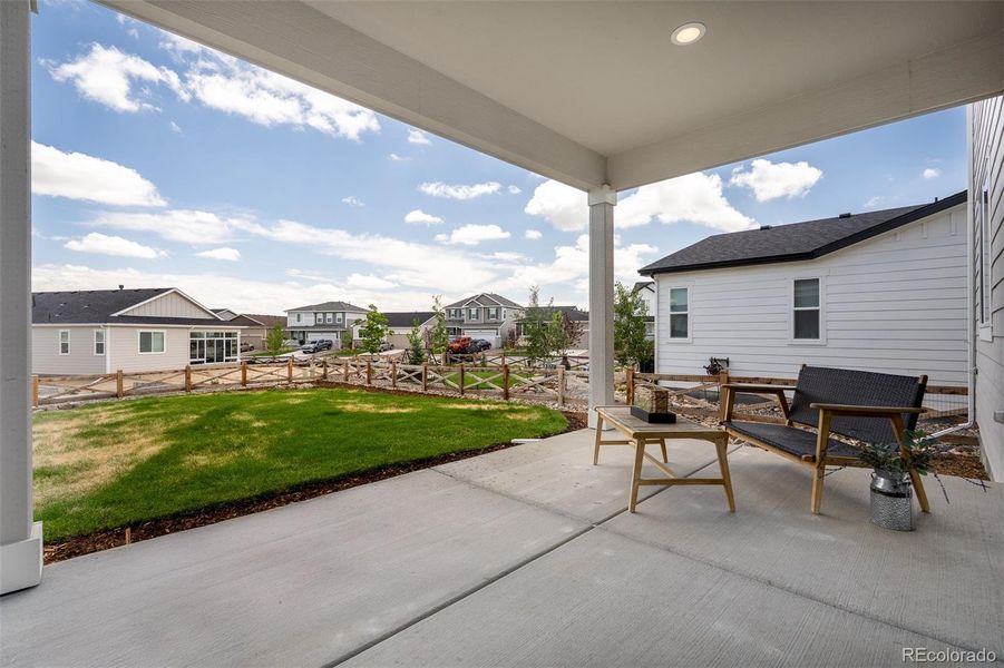 Furnished interior view inside a new home in , Colorado Springs (Image 14).