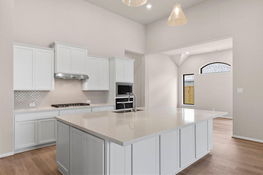 Furnished interior view inside a new home in The Highlands, Porter (Image 12).