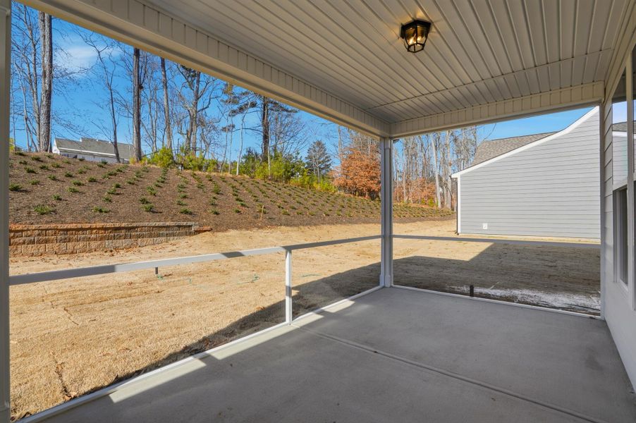 Exterior details and patio area of a home in Rone Creek, Waxhaw (Image 28).
