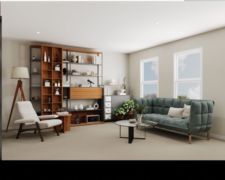 Representative furnished interior of a home built from the Watson by Beazer Homes in Montana Vista: Summit, Buckeye (Image 9).