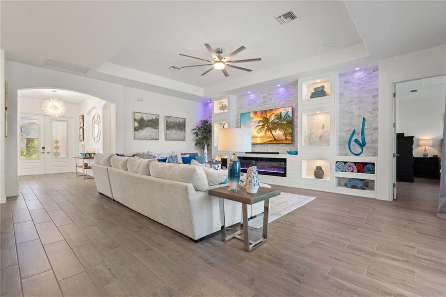 Furnished interior view inside a new home in , Punta Gorda (Image 43).